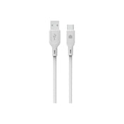 Dviced Cable USB-A to USB-C silicone 1,25m - White - iSTYLE BG