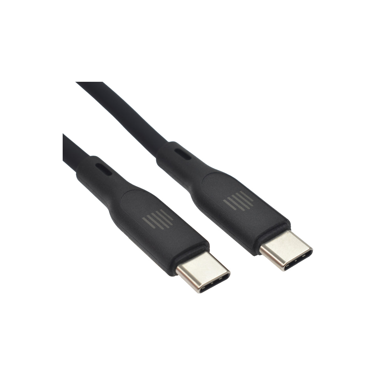 Dviced Cable USB-C to USB-C silicone 1,25m - Black - iSTYLE BG