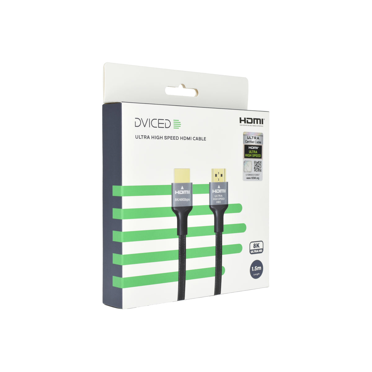 HDMI кабел Плетен от Dviced 1,5м - iSTYLE BG
