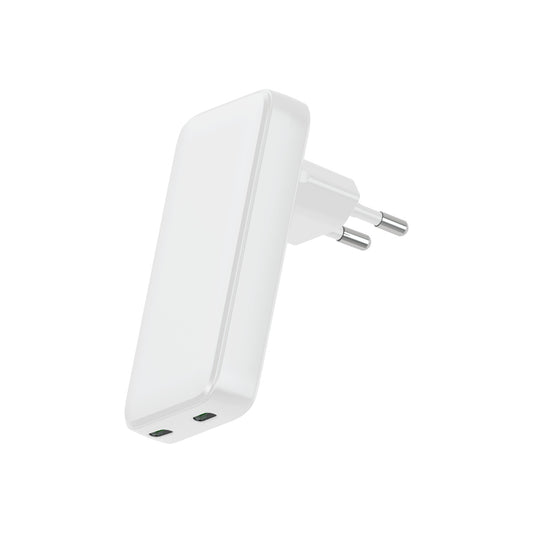 Зарядно за стена 45W GaN CC EU бяло от Dviced - iSTYLE BG