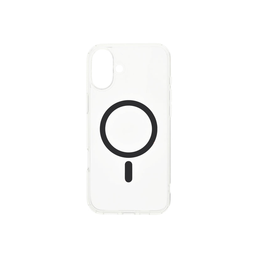 Magsafe калъф от Dviced за iPhone 16 прозрачен, черен - iSTYLE BG