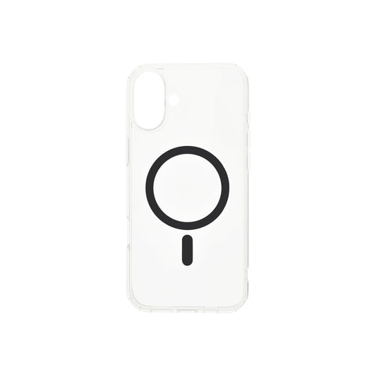 Magsafe калъф от Dviced за iPhone 16 прозрачен, черен - iSTYLE BG