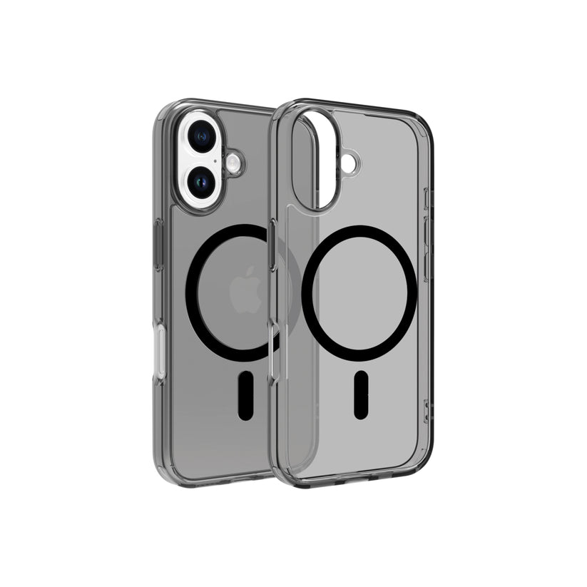 Magsafe калъф от Dviced за iPhone 16 опушен, черен - iSTYLE BG