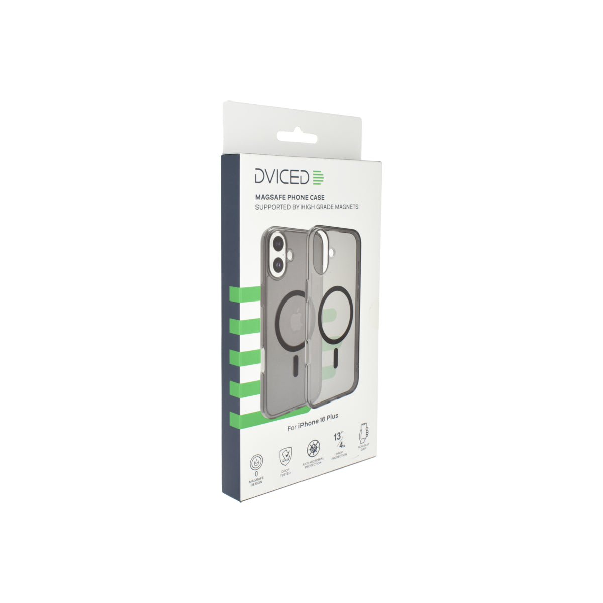 Magsafe калъф от Dviced за iPhone 16 Plus опушен, черен - iSTYLE BG