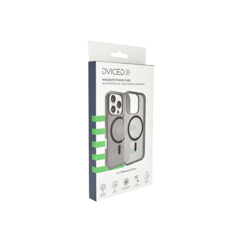 Magsafe калъф от Dviced за iPhone 16 Pro опушен, черен - iSTYLE BG