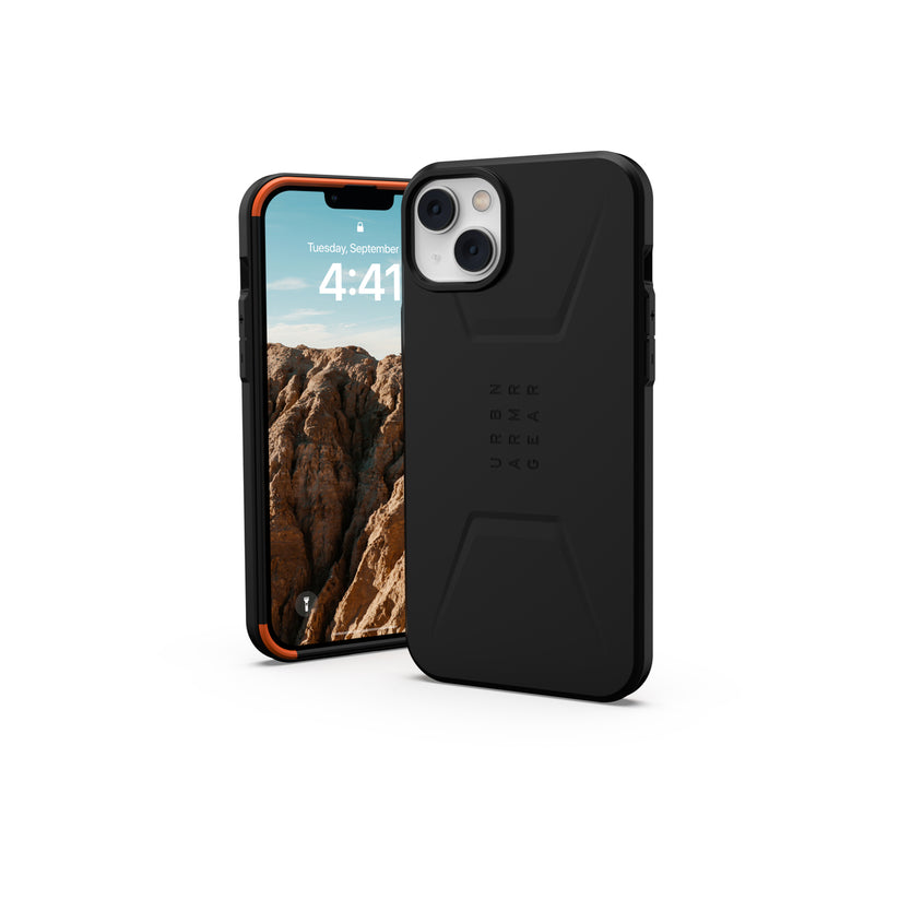 Кейс за iPhone 14 Plus от UAG модел Civilian с MagSafe черен - iSTYLE BG