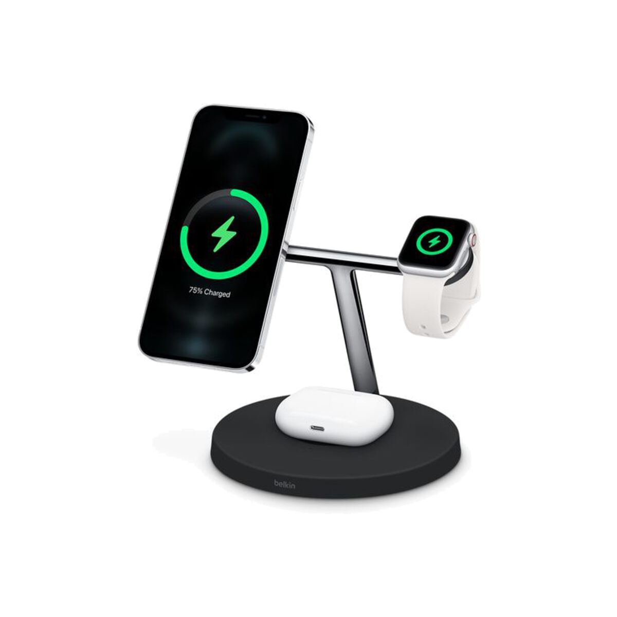 BELKIN BOOSTCHARGE PRO MagSafe 3v1 Qi, black - iSTYLE BG