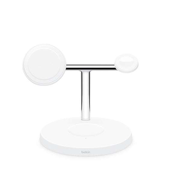 BELKIN BOOSTCHARGE PRO MagSafe 3v1 Qi, white - iSTYLE BG