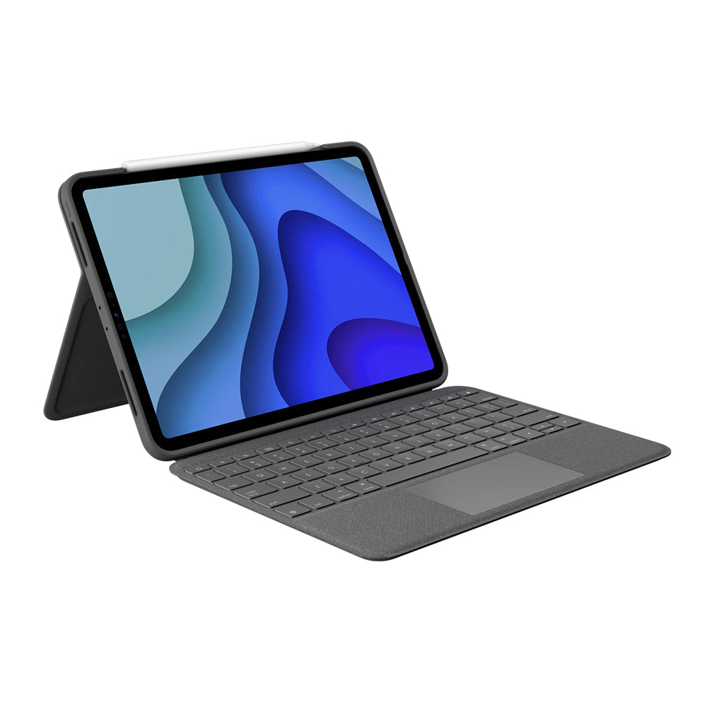 Клавиатура от Logitech – Folio Touch за iPad Pro 11" (1st & 2nd Gen.) – Oxford Grey (UK) - iSTYLE BG