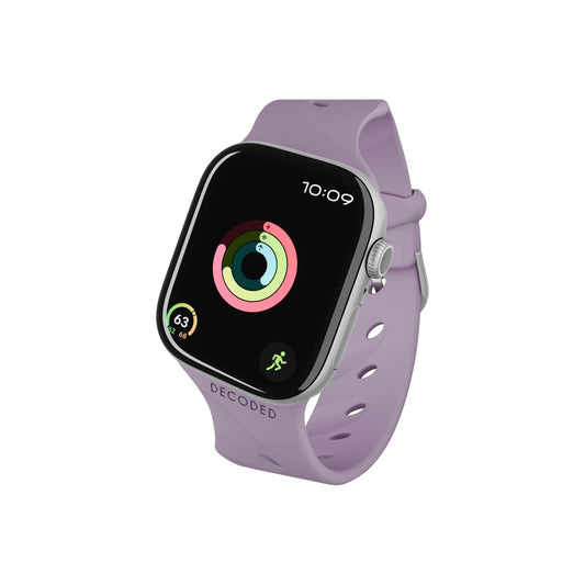DECODED Silicone Ares Splice Band for AppleWatch 40/42 mm - Purple Haze
