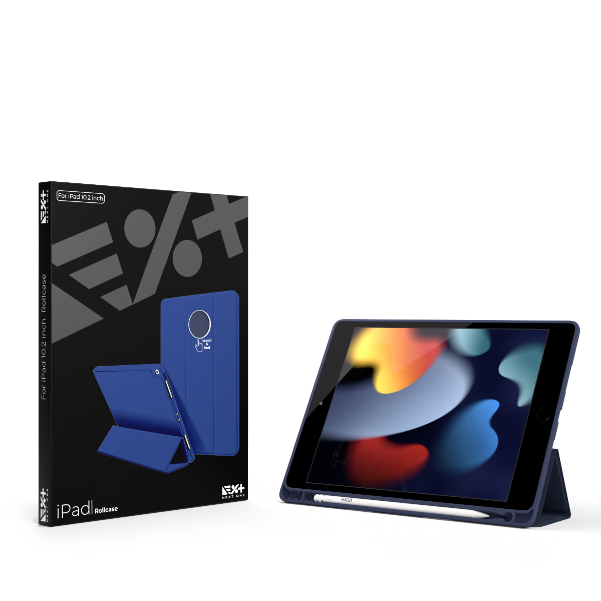 Кейс за iPad (9,8,7) от NEXT - Rollcase - син - iSTYLE BG