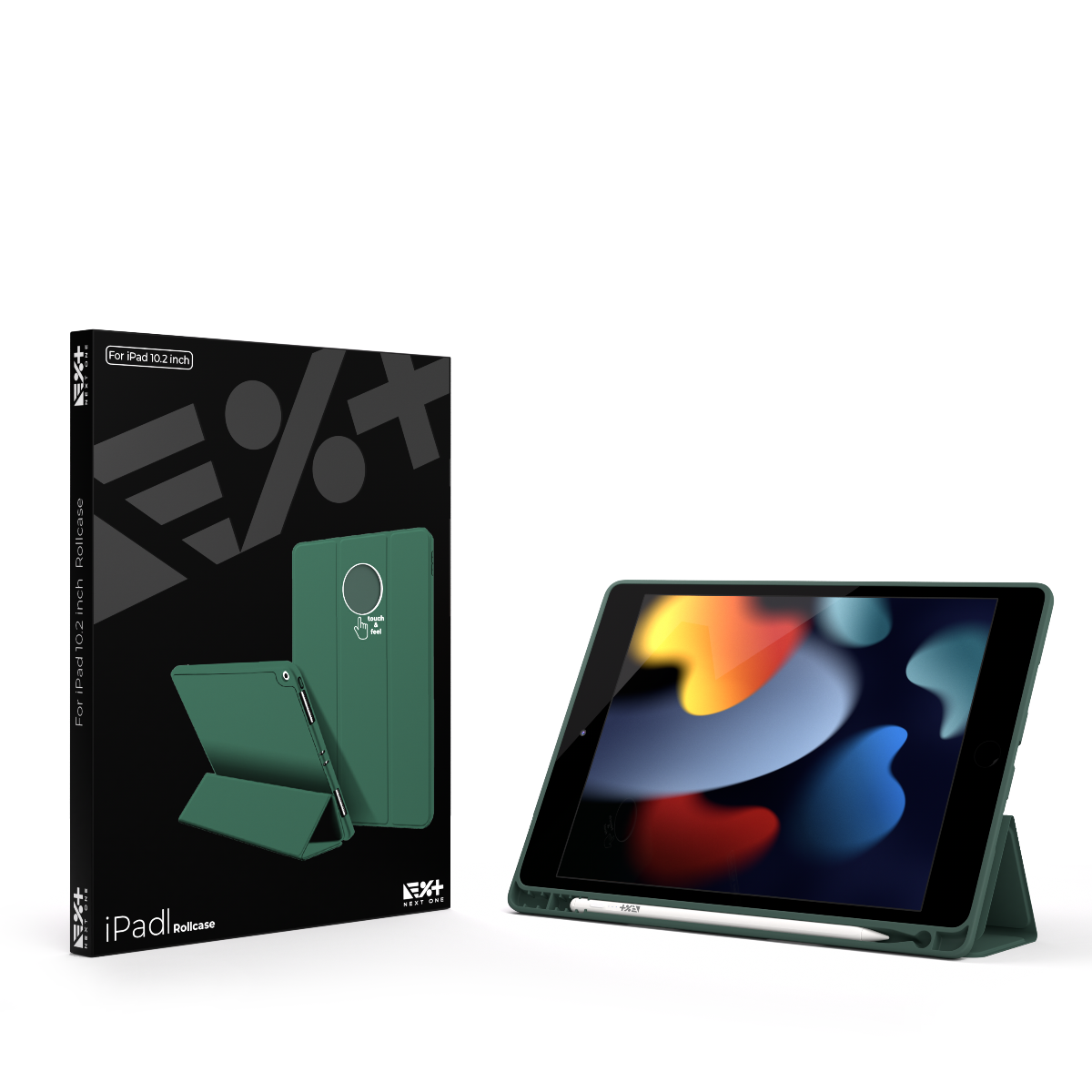 Кейс за iPad (9,8,7) от NEXT - Rollcase - зелен - iSTYLE BG