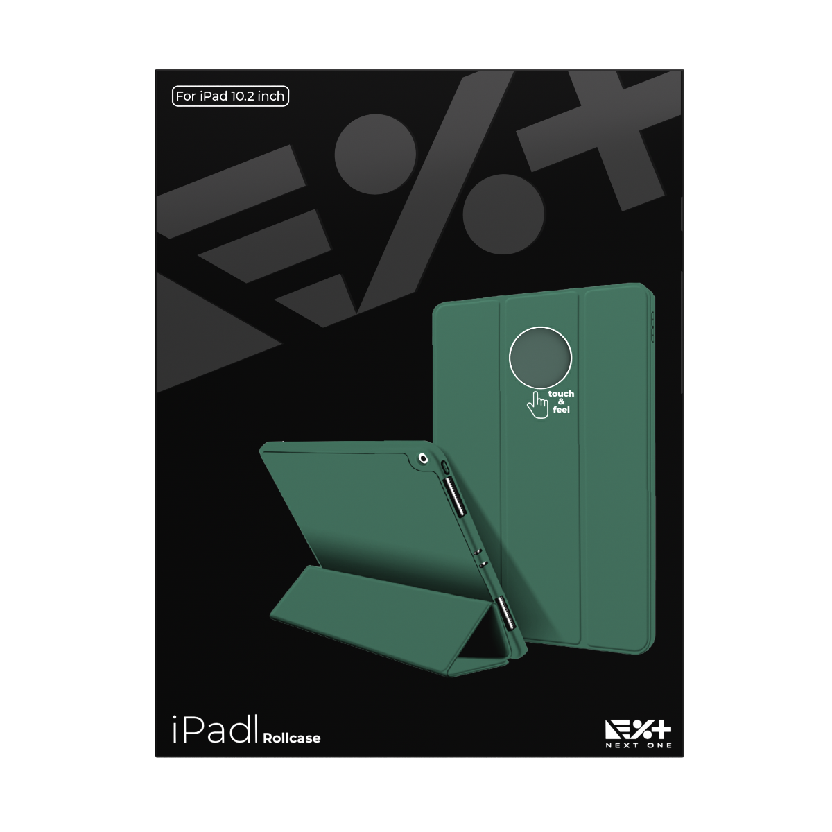 Кейс за iPad (9,8,7) от NEXT - Rollcase - зелен - iSTYLE BG