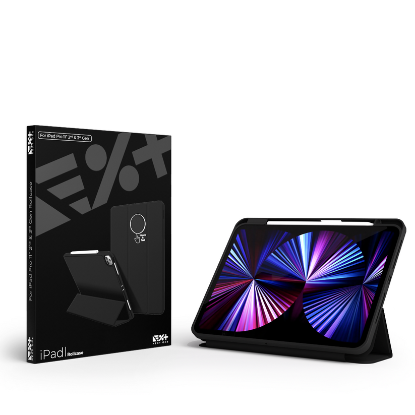 Кейс за iPad Pro 11 от NEXT - Rollcase - черен - iSTYLE BG