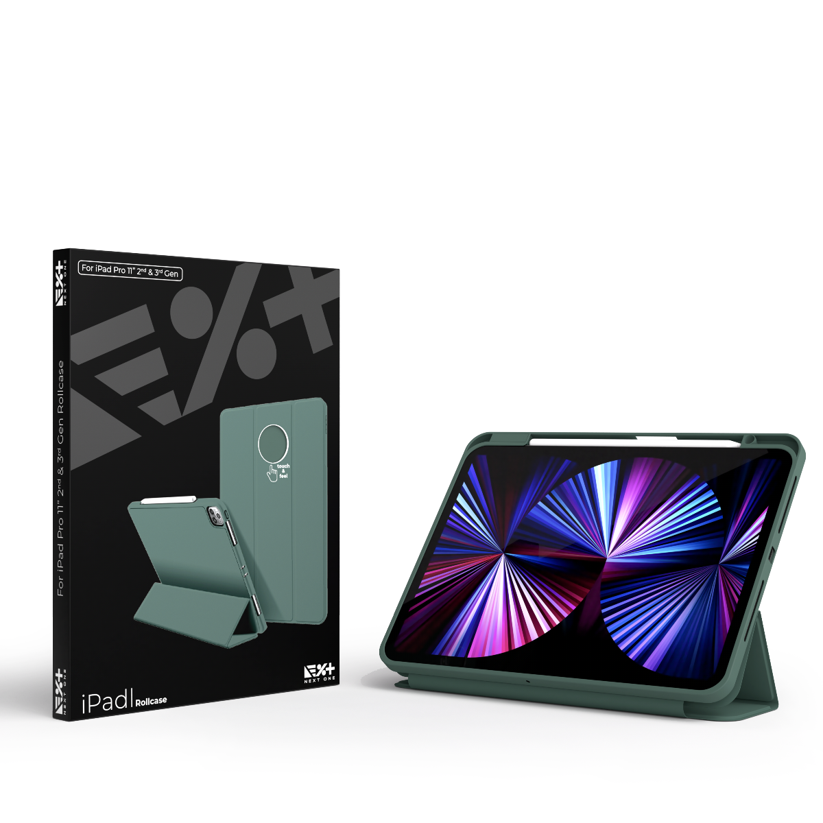 Кейс за iPad Pro 11 от NEXT - Rollcase - зелен - iSTYLE BG