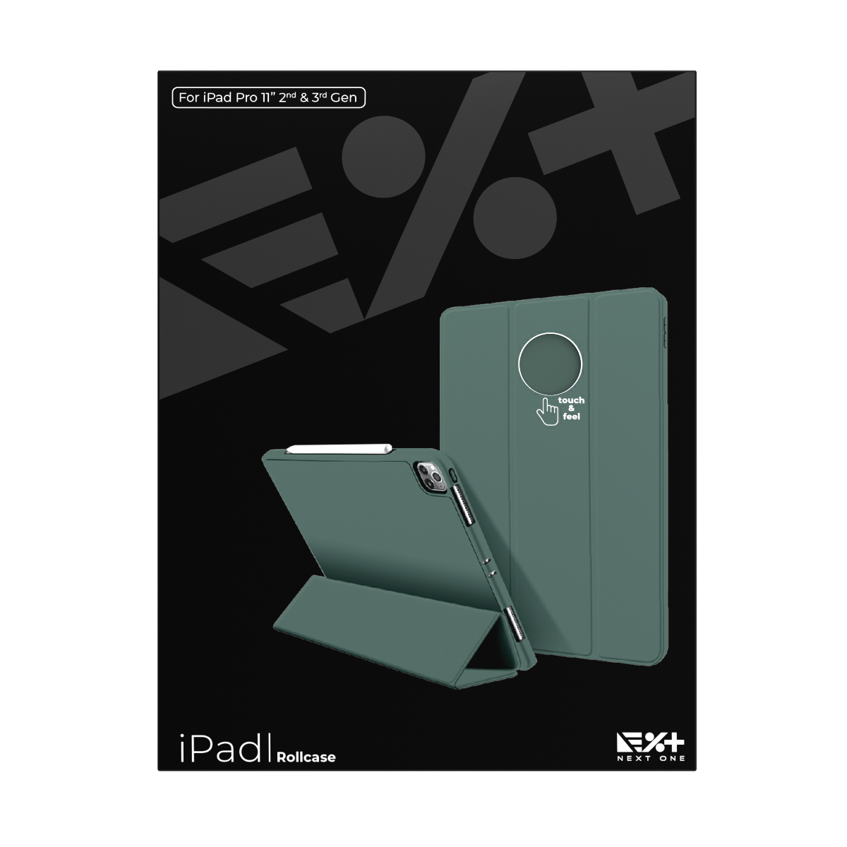 Кейс за iPad Pro 11 от NEXT - Rollcase - зелен - iSTYLE BG