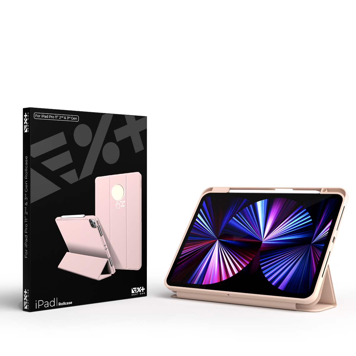 Кейс за iPad Pro 11 от NEXT - Rollcase - розов - iSTYLE BG