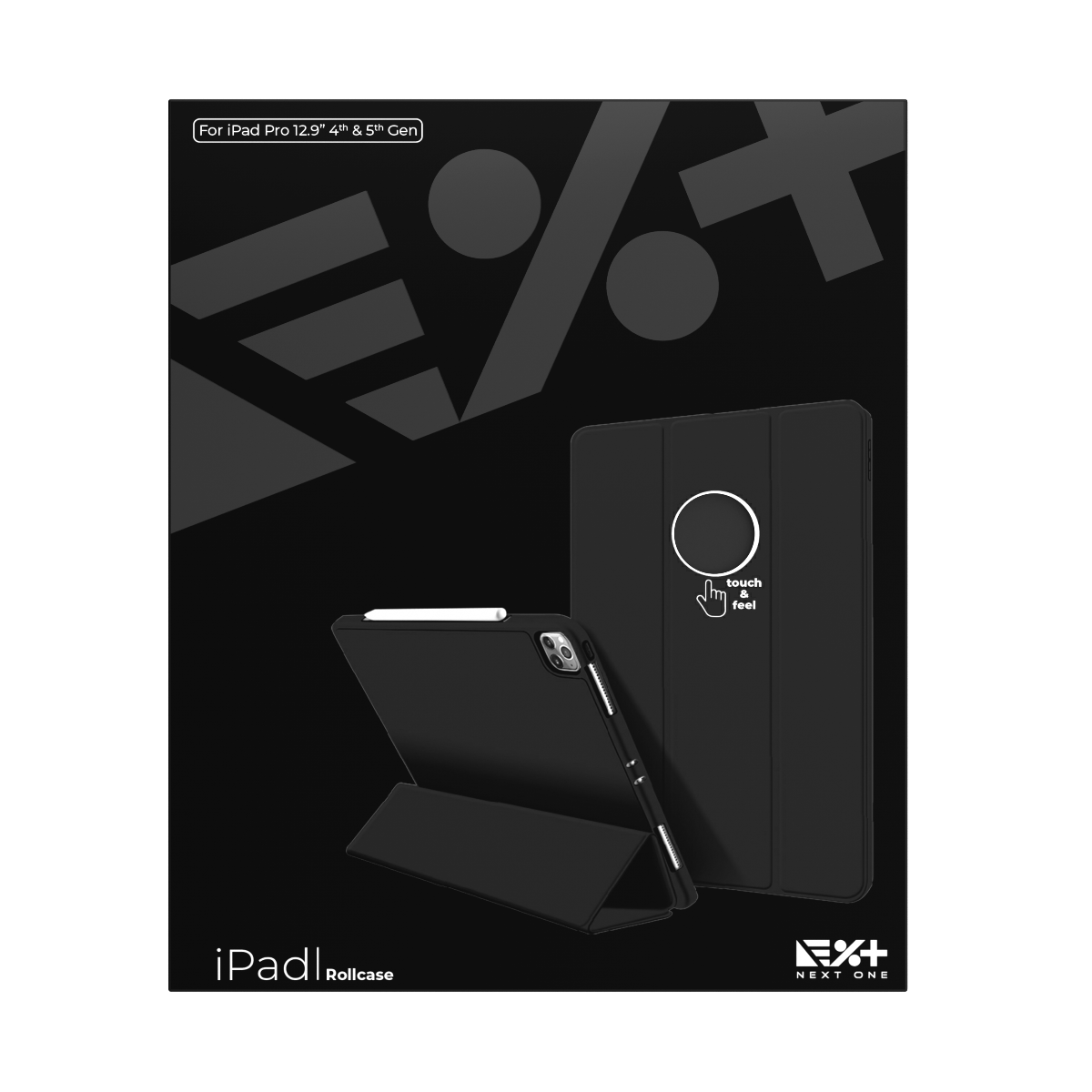Кейс за iPad Pro 12,9 от NEXT - Rollcase - черен - iSTYLE BG