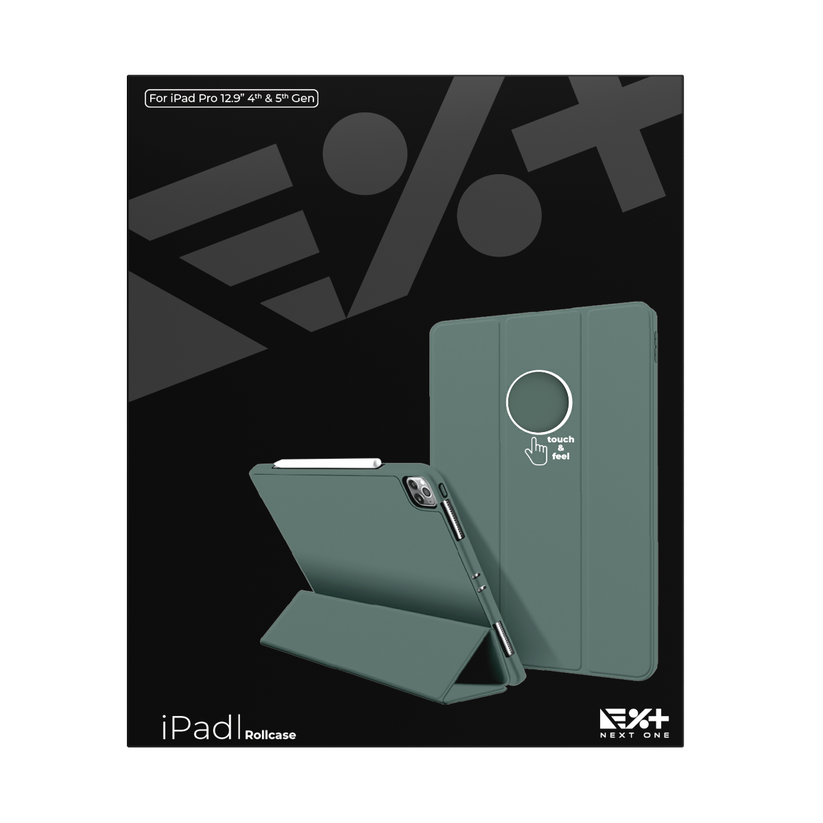 Кейс за iPad Pro 12,9 от NEXT - Rollcase - зелен - iSTYLE BG