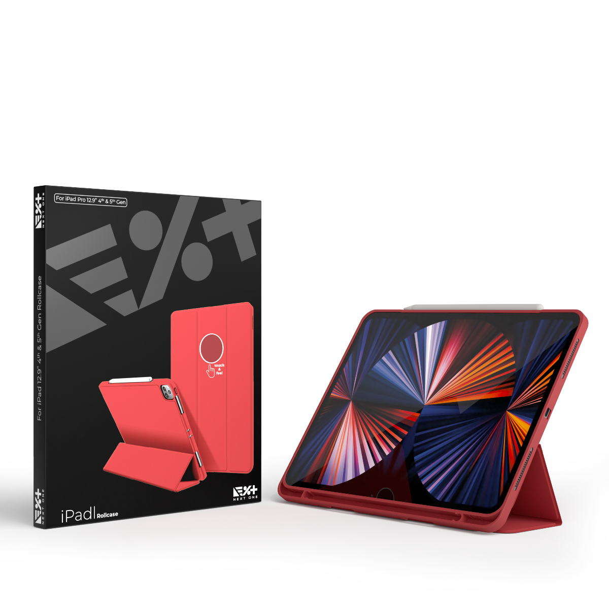 Кейс за iPad Pro 12,9 от NEXT - Rollcase - червен - iSTYLE BG