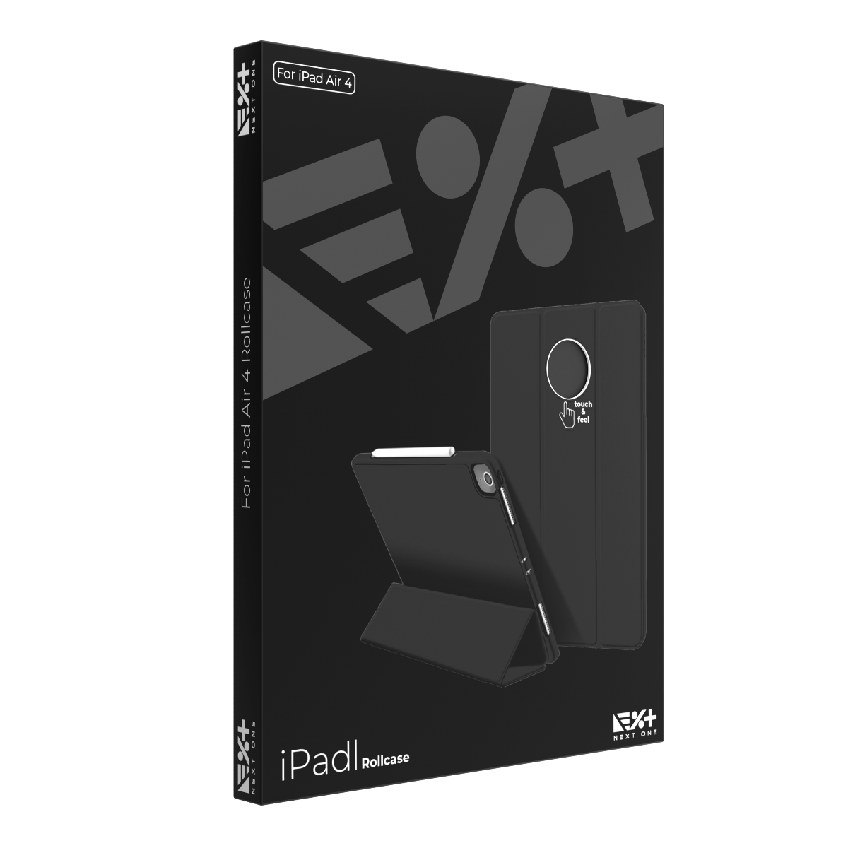 Кейс за iPad Air 4 и 5 от NEXT - Rollcase - черен - iSTYLE BG