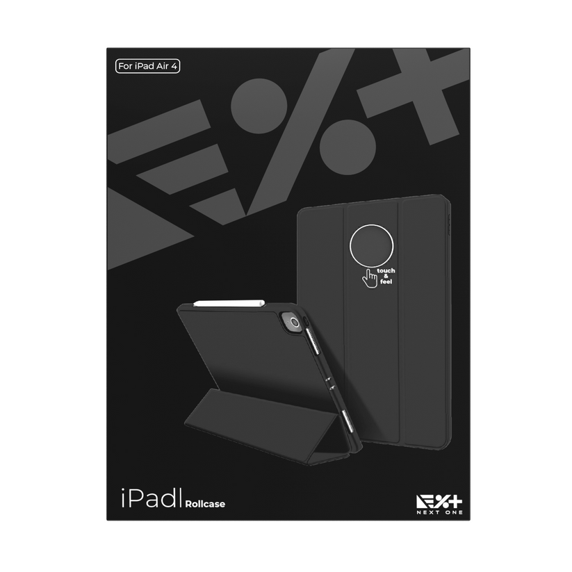 Кейс за iPad Air 4 и 5 от NEXT - Rollcase - черен - iSTYLE BG