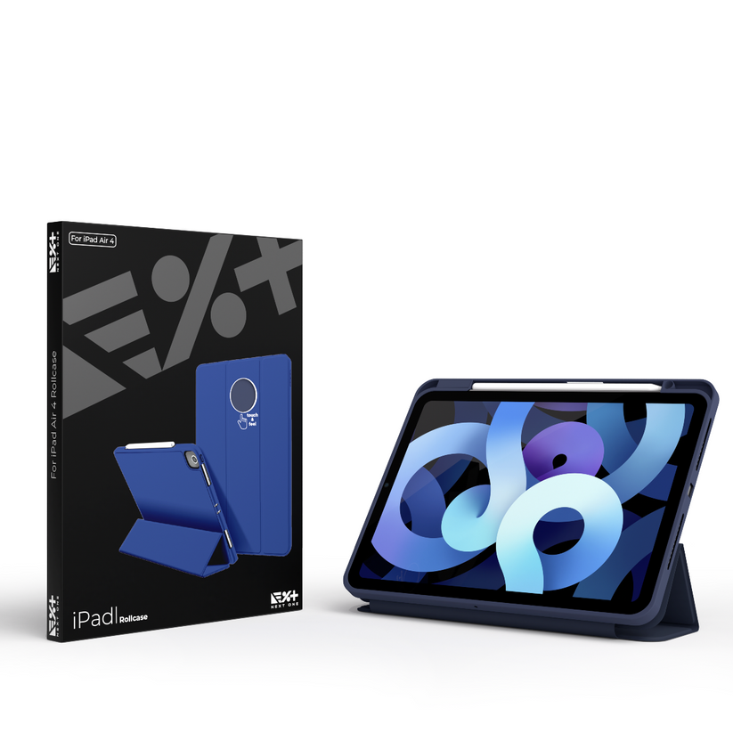 Кейс за iPad Air 4 от NEXT - Rollcase - син - iSTYLE BG