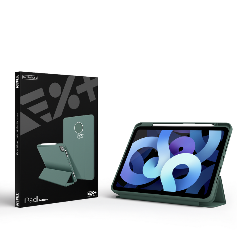Кейс за iPad Air 4 от NEXT - Rollcase - зелен - iSTYLE BG