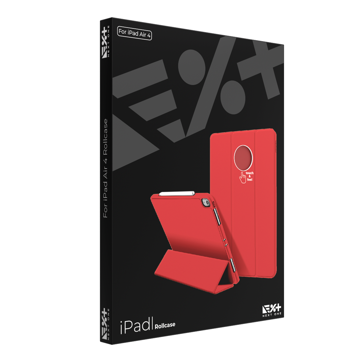 NEXT ONE RED ROLLCASE FOR IPAD AIR 4 - iSTYLE BG