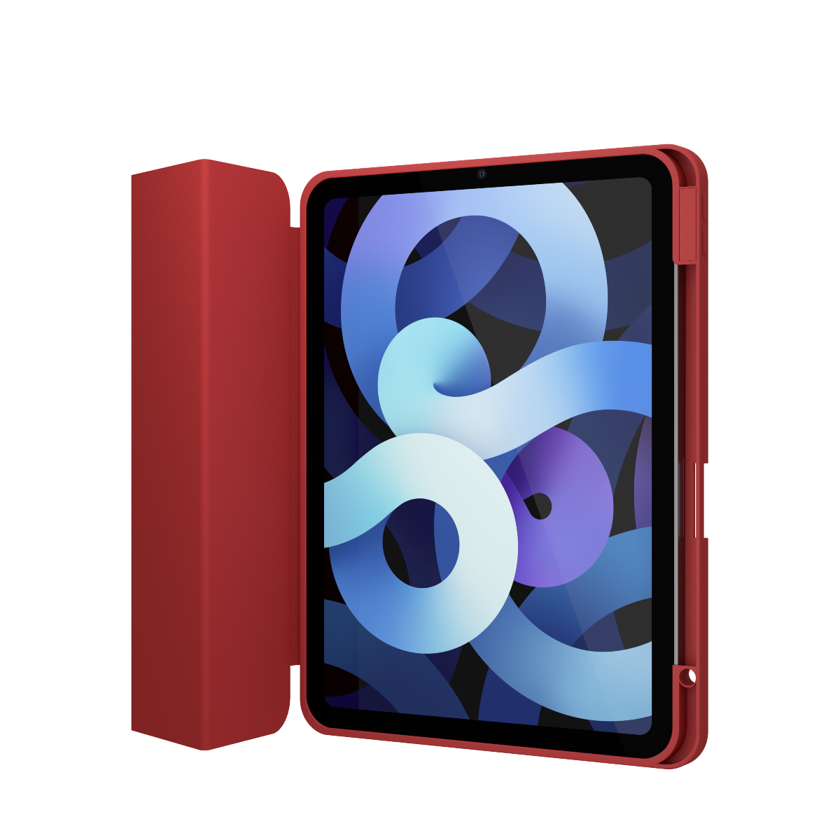 NEXT ONE RED ROLLCASE FOR IPAD AIR 4 - iSTYLE BG