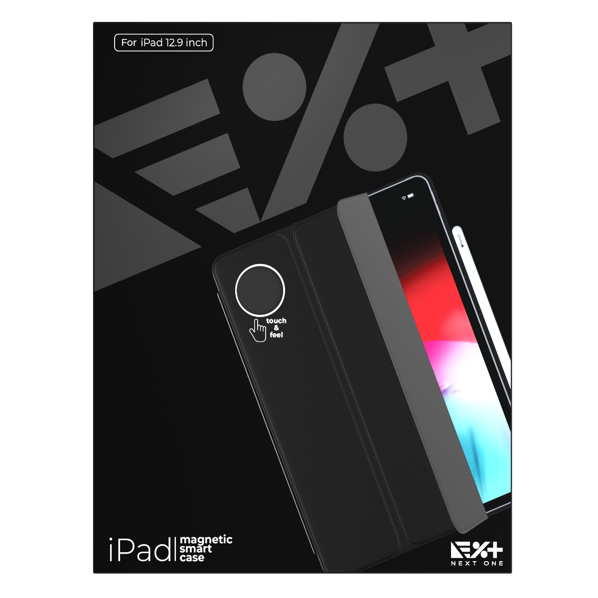 Кейс за iPad Pro 12,9 от NEXT - smart case - черен - iSTYLE BG
