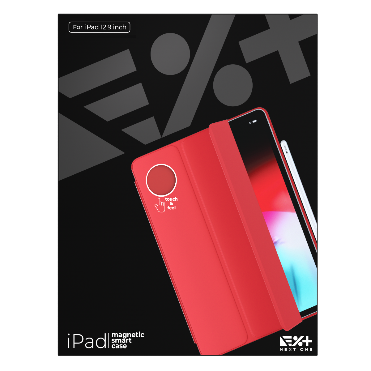 Кейс за iPad Pro 12,9 от NEXT - smart case - червен - iSTYLE BG