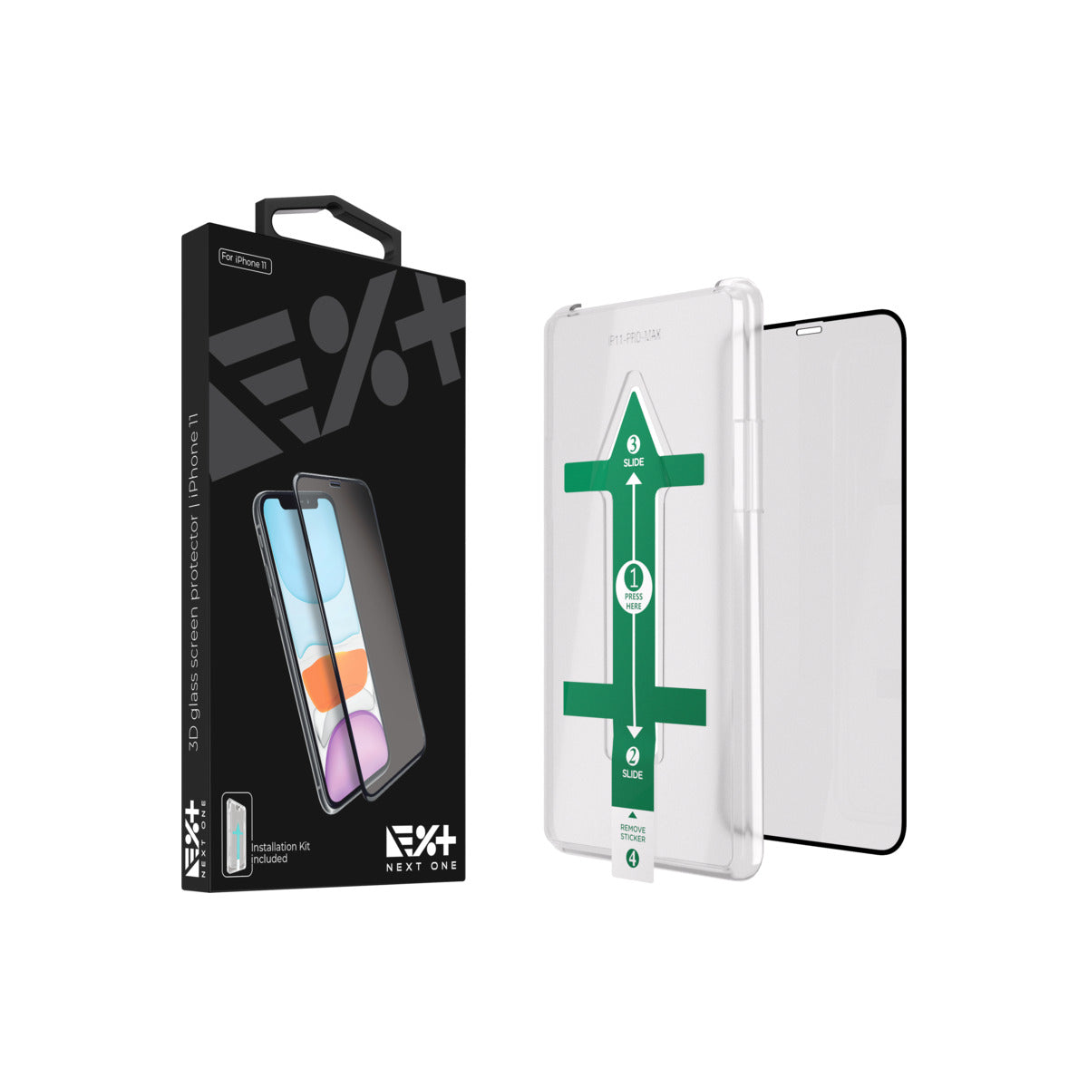 3D Glass за iPhone 11 и XR от NEXT ONE - iSTYLE BG