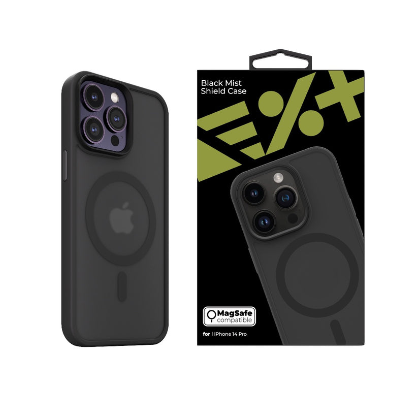 Кейс от NEXT ONE - модел MIST SHIELD за iPhone 14 Pro с MagSafe черен - iSTYLE BG