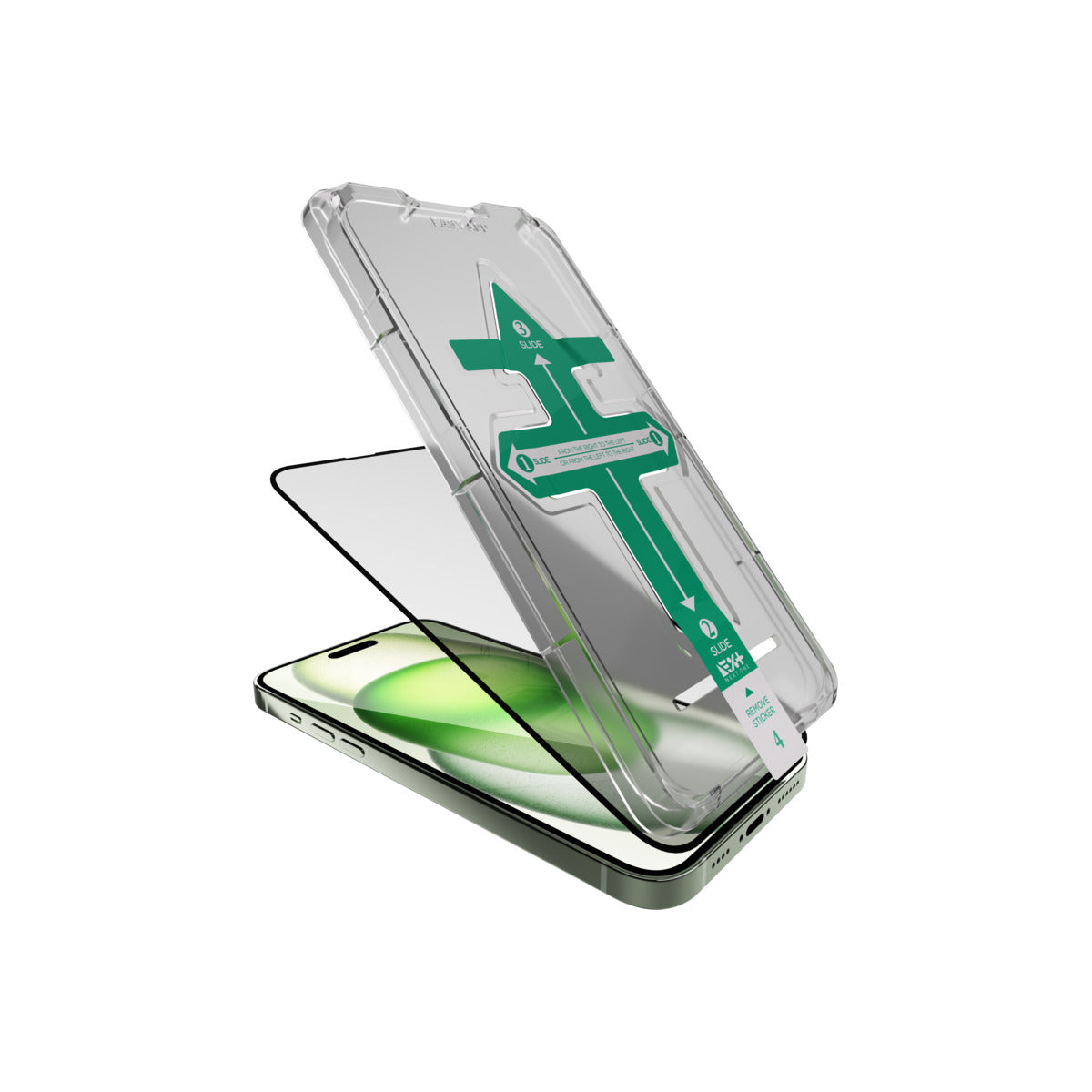 NEXT ONE All-rounder glass screen protector for iPhone 15 - iSTYLE BG