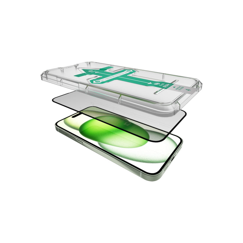 NEXT ONE All-rounder glass screen protector for iPhone 15 - iSTYLE BG