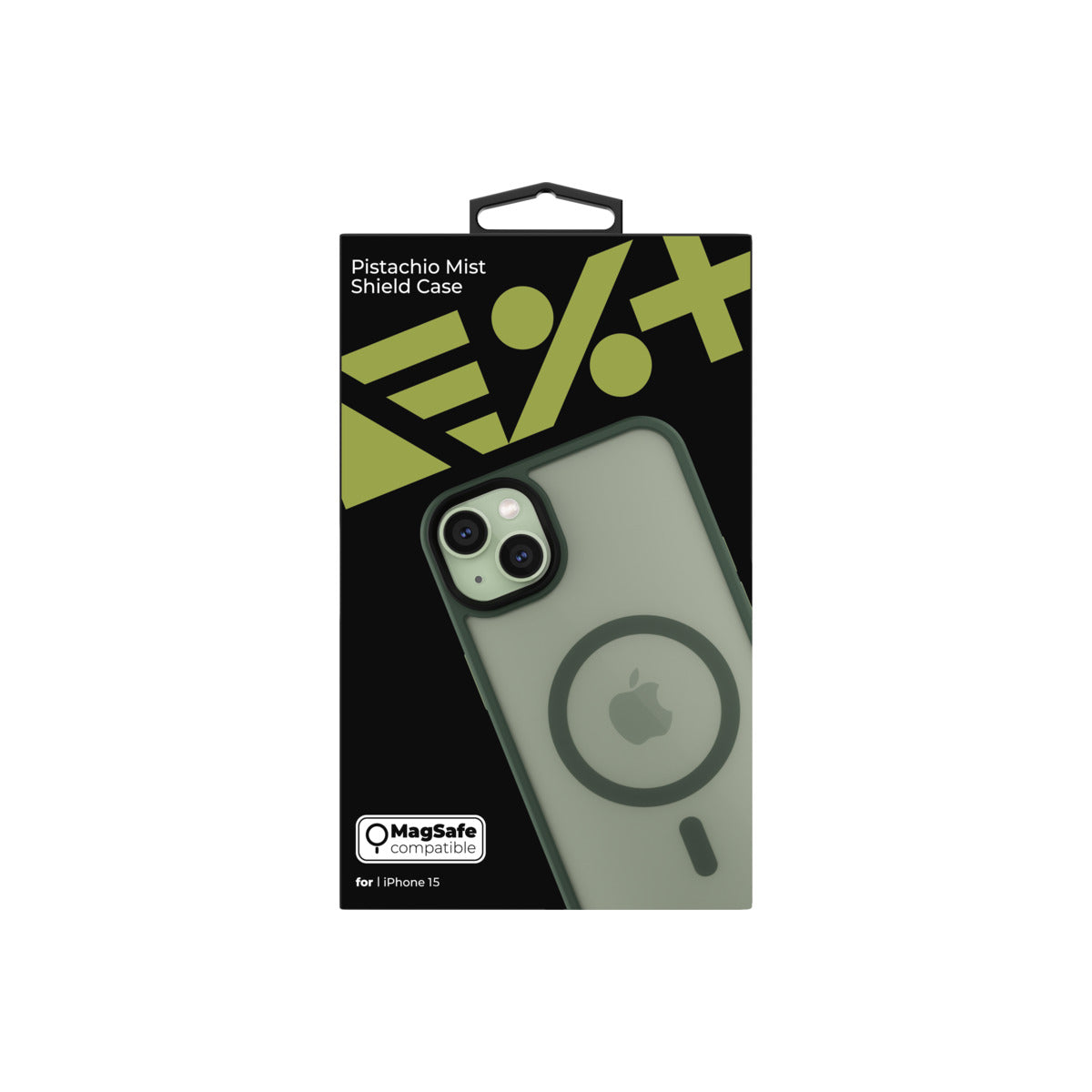 NEXT ONE mist shield case MagSafe compatible for iPhone 15 | Pistachio - iSTYLE BG