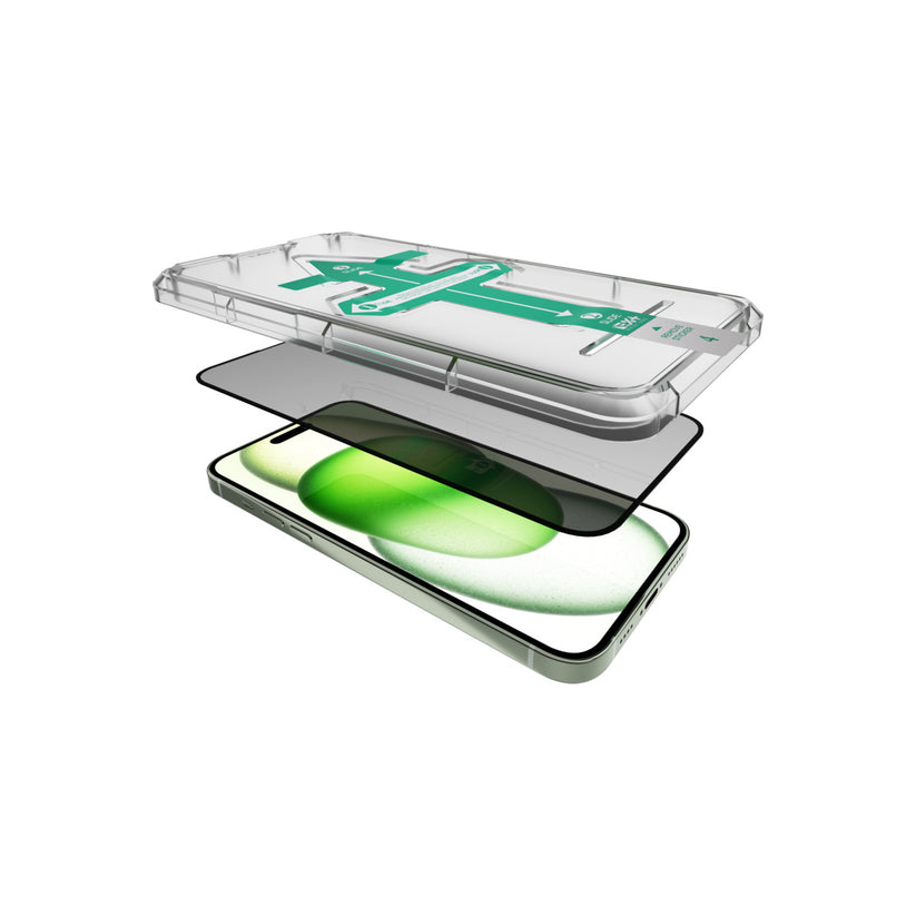 NEXT ONE ALL-ROUNDER PRIVACY GLASS SCREEN PROTECTOR FOR IPHONE 15 - iSTYLE BG