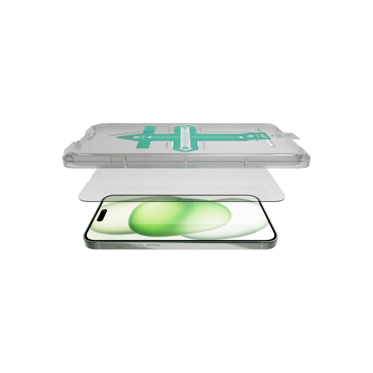 NEXT ONE Tempered glass screen protector for iPhone 15 - iSTYLE BG