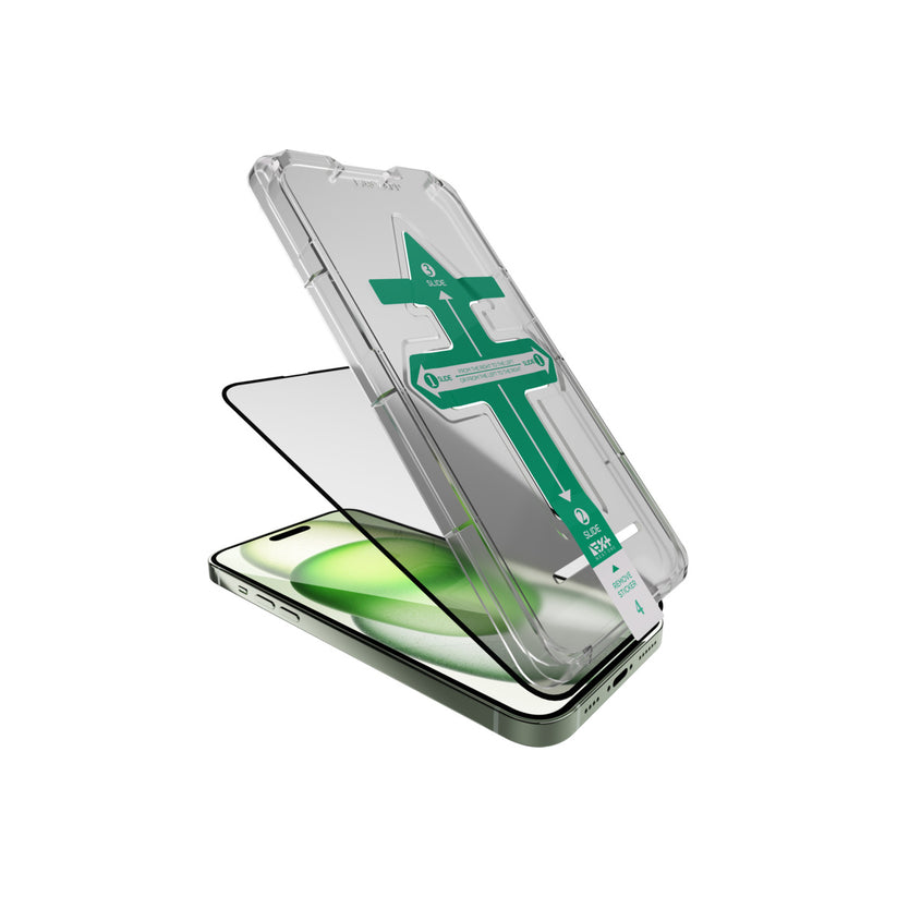 NEXT ONE All-rounder glass screen protector for iPhone 15 Plus - iSTYLE BG