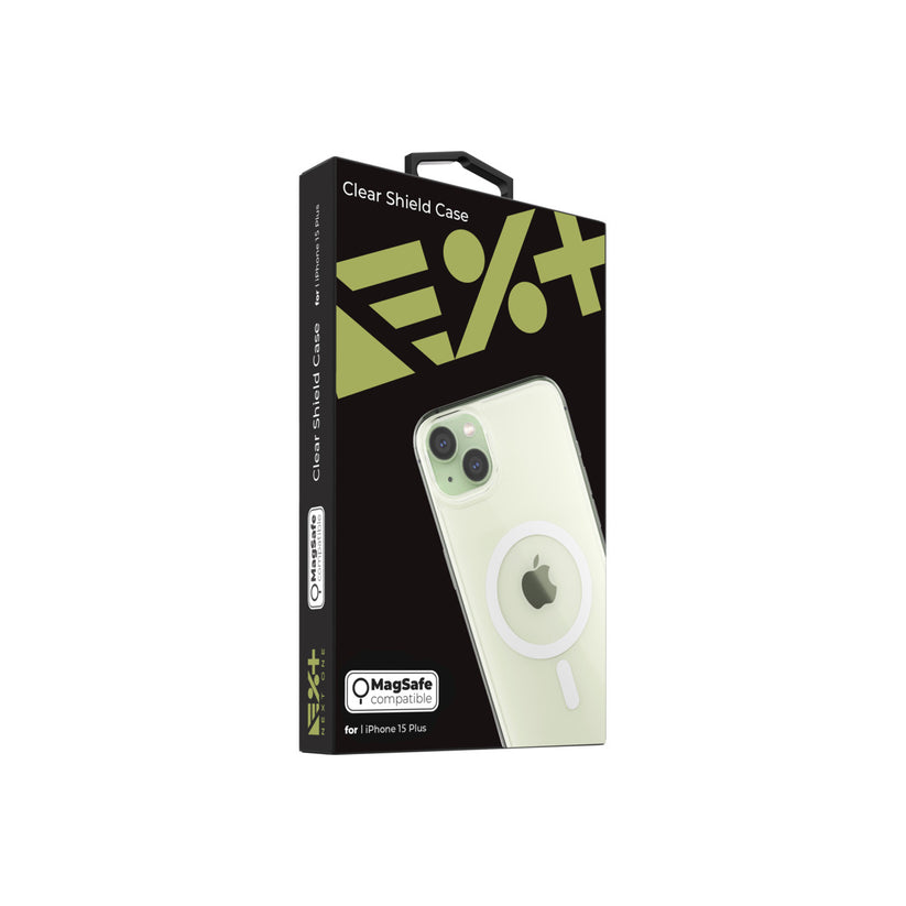NEXT ONE clear shield case MagSafe compatible for iPhone 15 Plus - iSTYLE BG