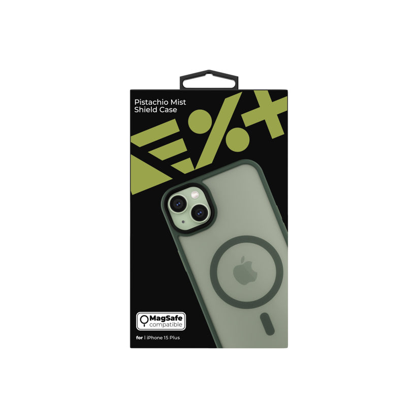 NEXT ONE mist shield case MagSafe compatible for iPhone 15 Plus | Pistachio - iSTYLE BG