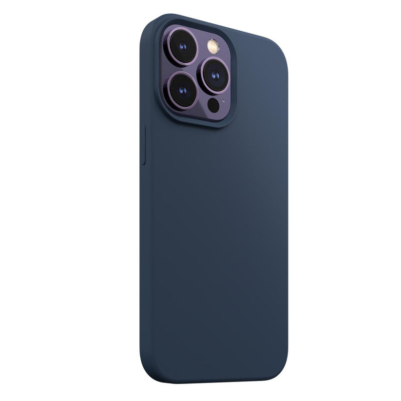 NEXT ONE silicone case MagSafe compatible for iPhone 15 Pro | Royal Blue - iSTYLE BG