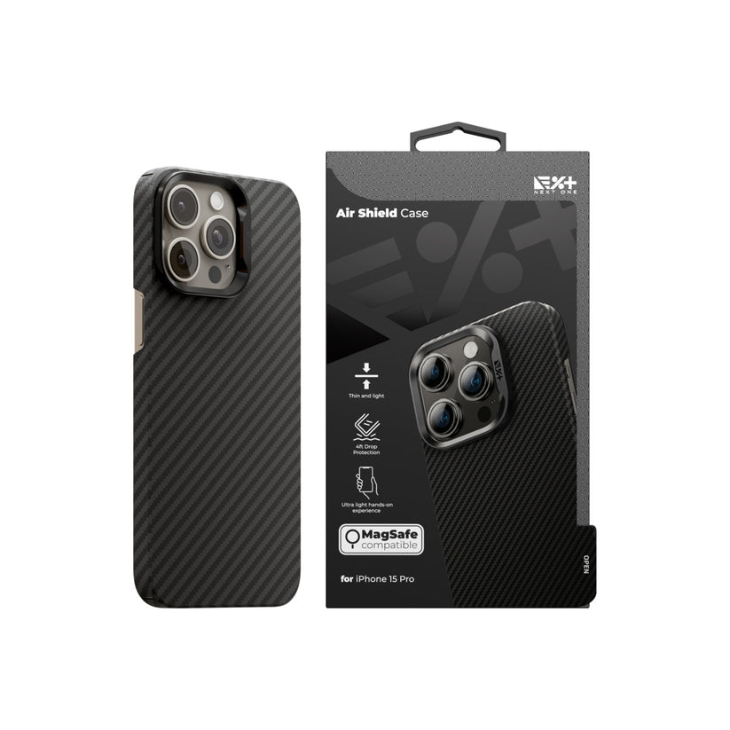 Кейс за iPhone 15 Pro от NEXT ONE - AIRSHIELD - iSTYLE BG