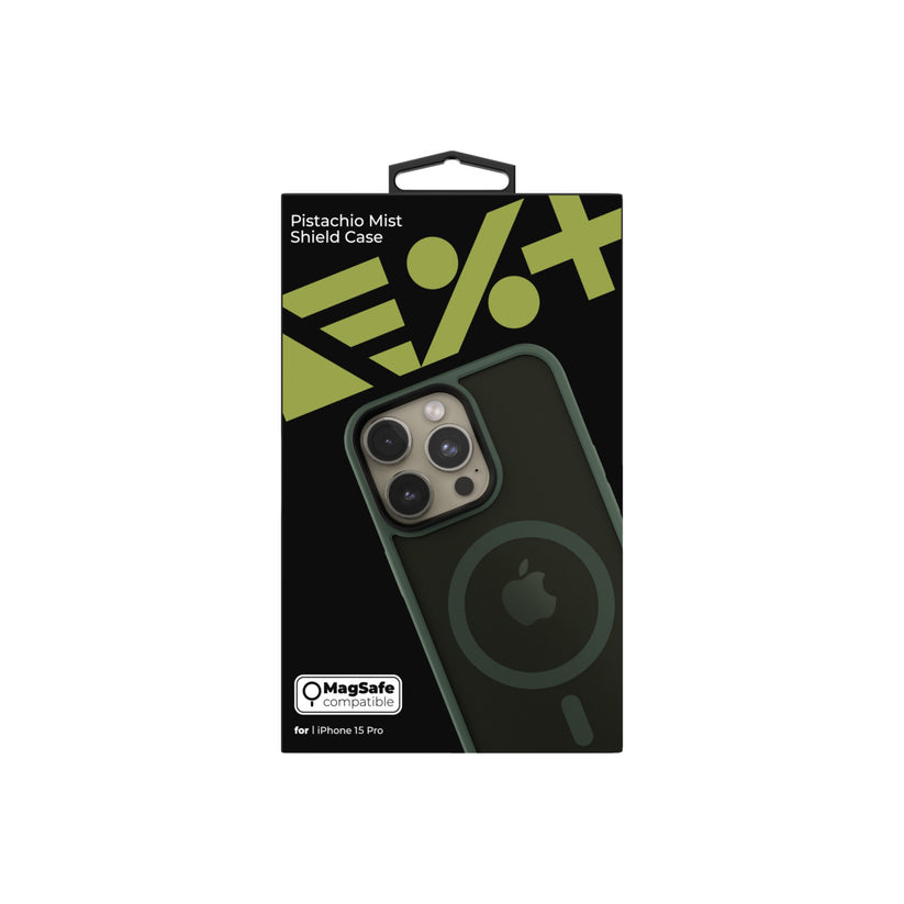NEXT ONE mist shield case MagSafe compatible for iPhone 15 Pro | Pistachio - iSTYLE BG