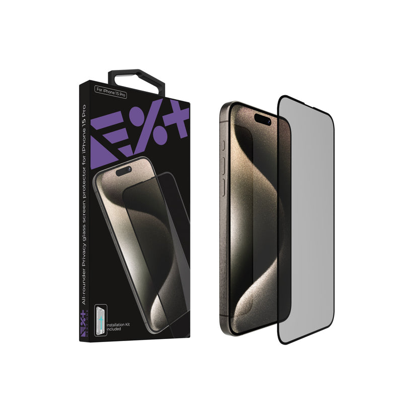 Протектор за екрана Privacy за iPhone 15 Pro от NEXT ONE - iSTYLE BG