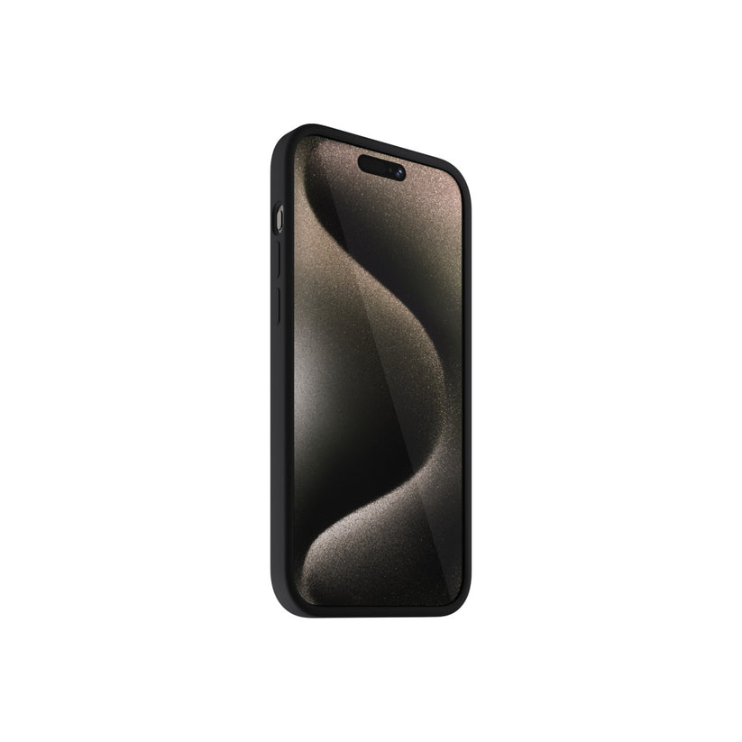 NEXT ONE silicone case MagSafe compatible for iPhone 15 Pro Max | Black - iSTYLE BG