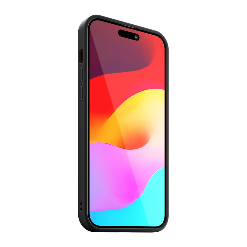 NEXT ONE silicone case MagSafe compatible for iPhone 15 Pro | Black - iSTYLE BG