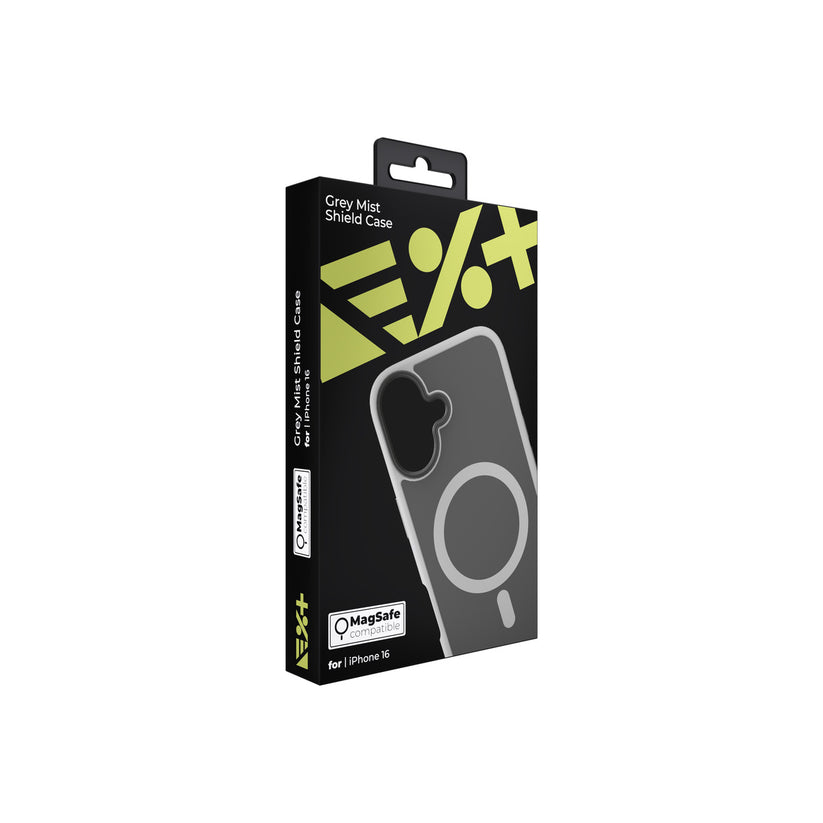 NEXT ONE GREY MIST SHIELD CASE FOR iPhone 16 | MAGSAFE COMPATIBLE - iSTYLE BG