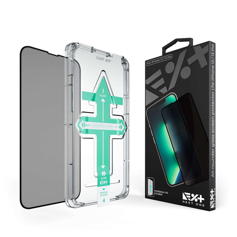 Privacy протектор за iPhone 13 и 13 Pro от NEXT - 3D стъкло - iSTYLE BG